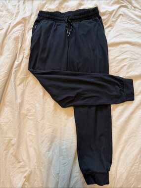 SwissAlps Black Drawstring Jogger Pants